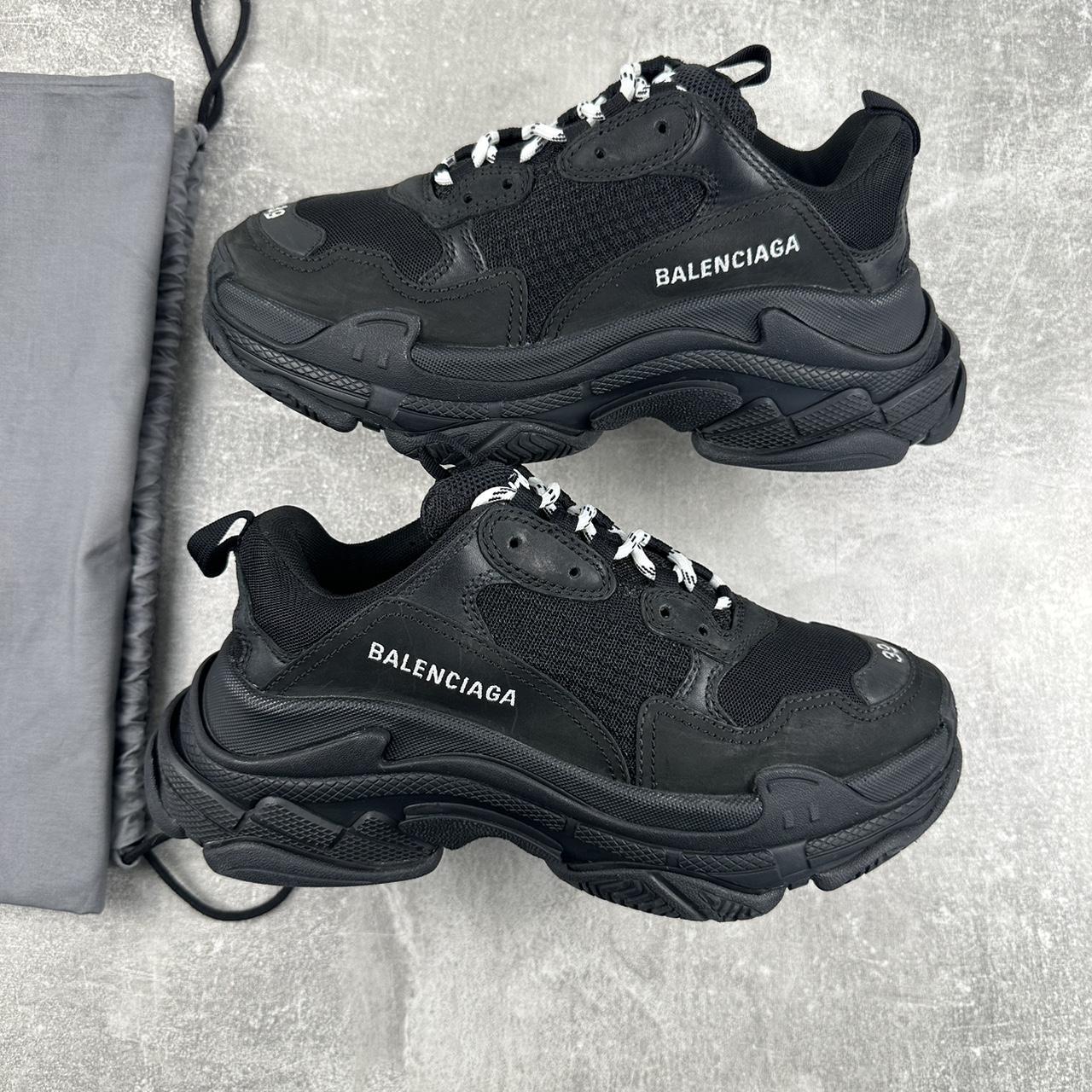 Balenciaga black clearance trainers womens