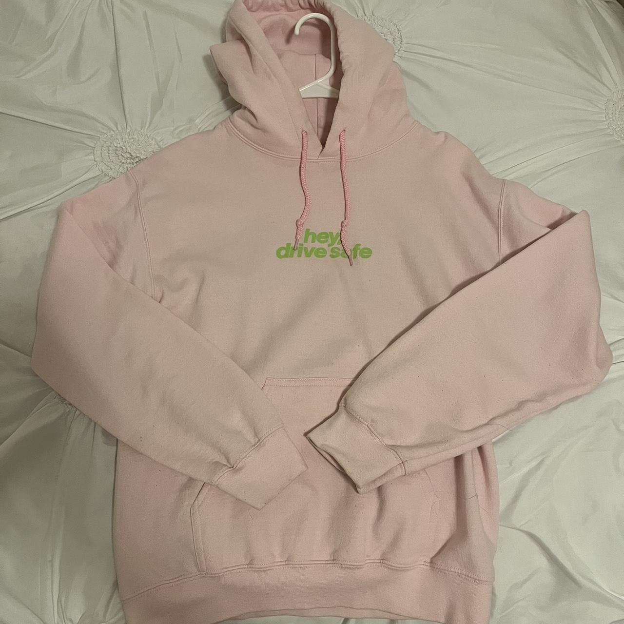 Lonely ghost pink online hoodie