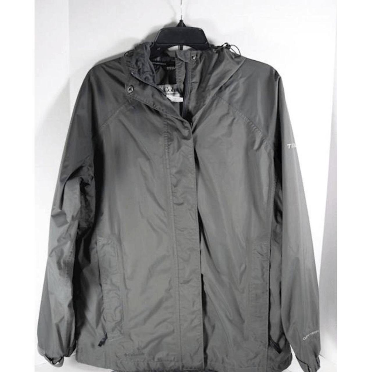 Columbia Titanium Black Rain Jacket. Like New!