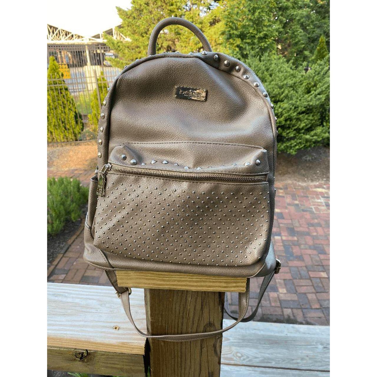 Vintage Faux Leather Mini Backpack - great - Depop