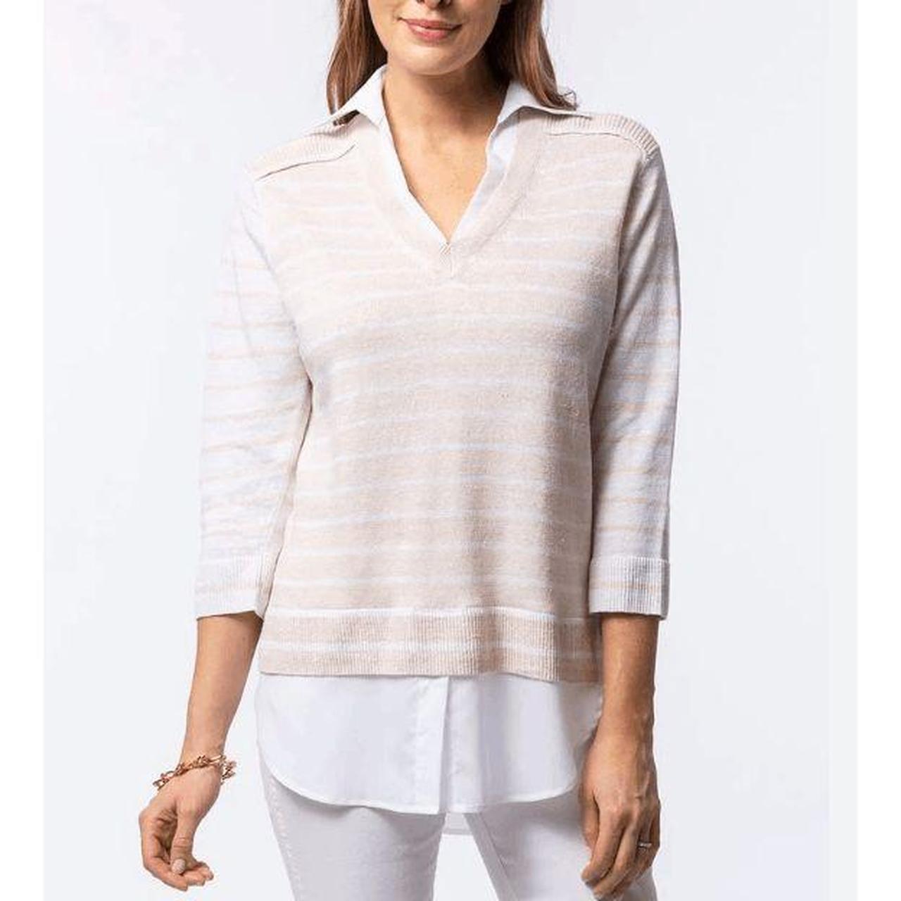 Women's Wednesday Layered Twofer Sweater Top | Tan