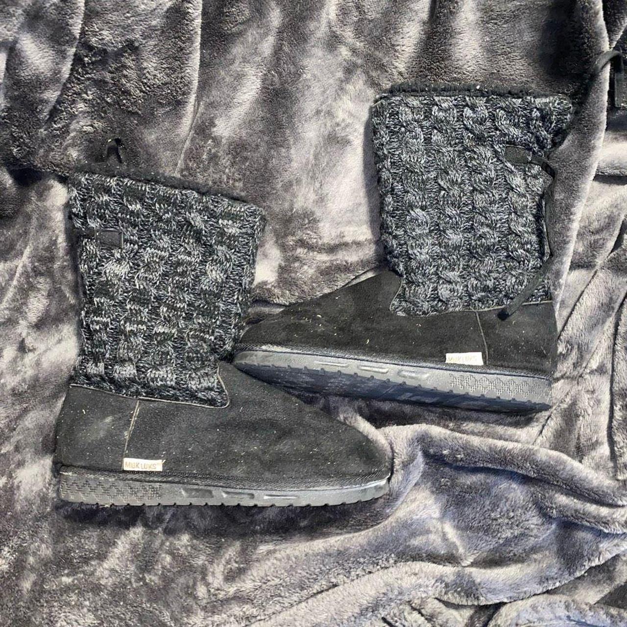 Muk luks black discount boots