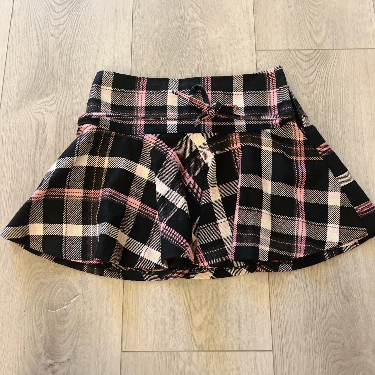 Vintage Liz Lisa black and pink plaid / tartan check | Depop