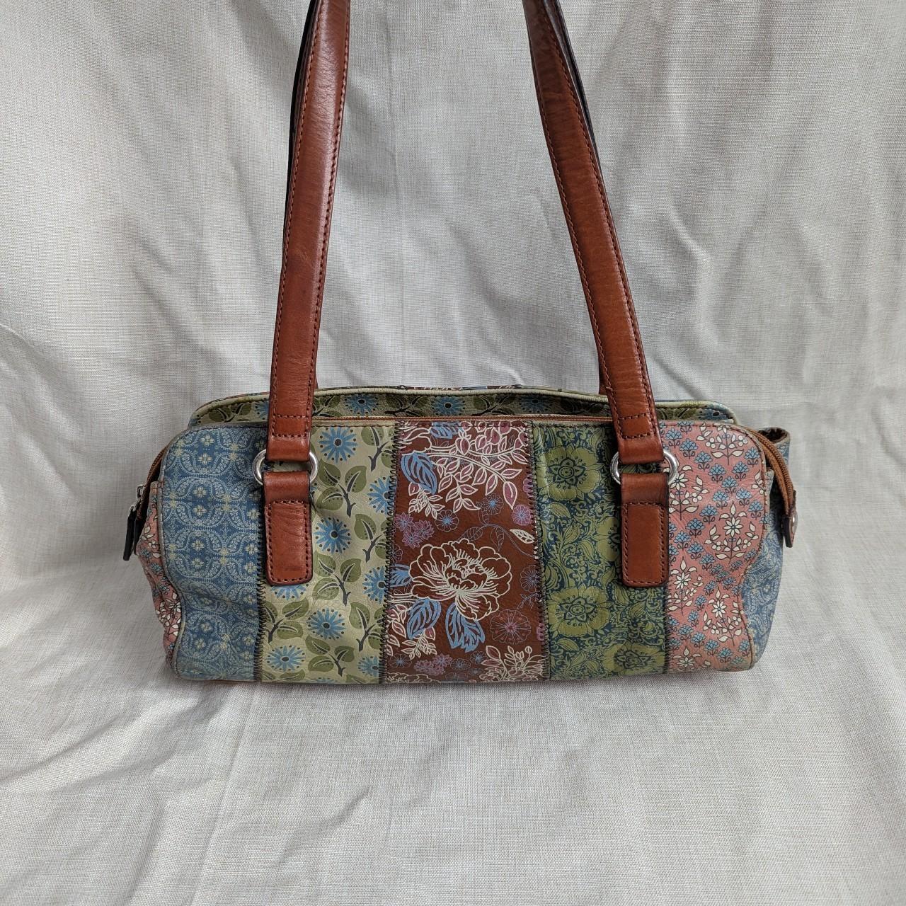 Fossil Women's Bag - Multi – Unique patchwork lea… - image 2
