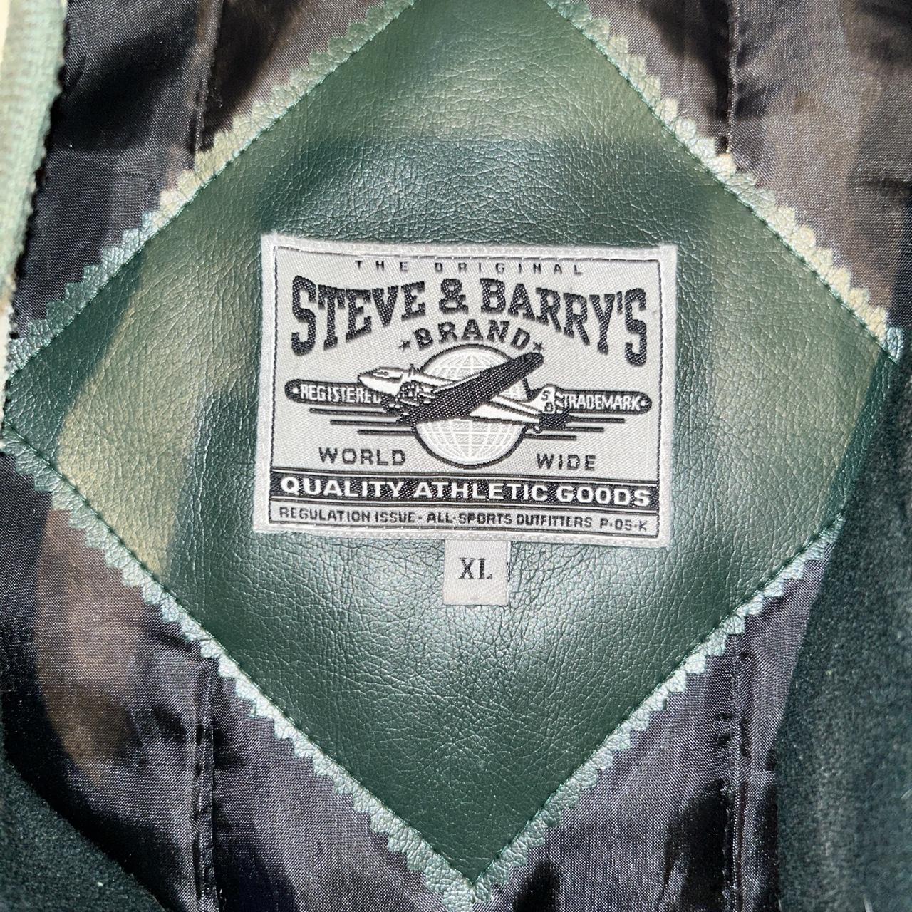 Steve & Barry's Men's White and Green Jacket | Depop