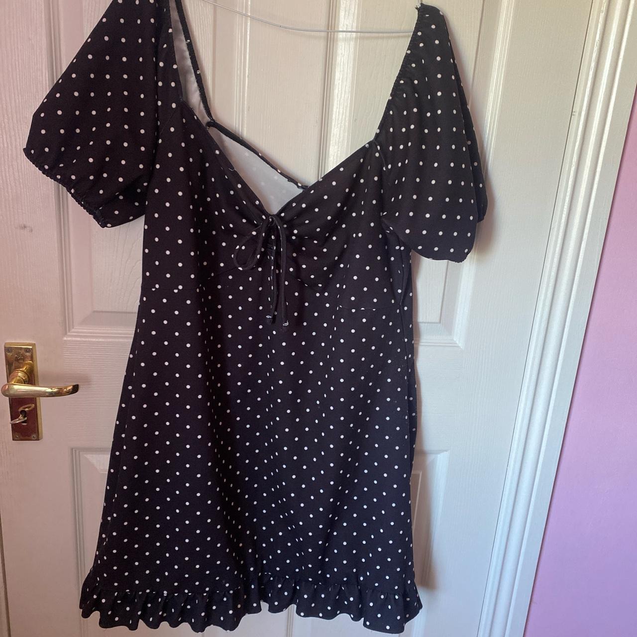 New look polka dot mini dress. Worn for my 21st and... - Depop