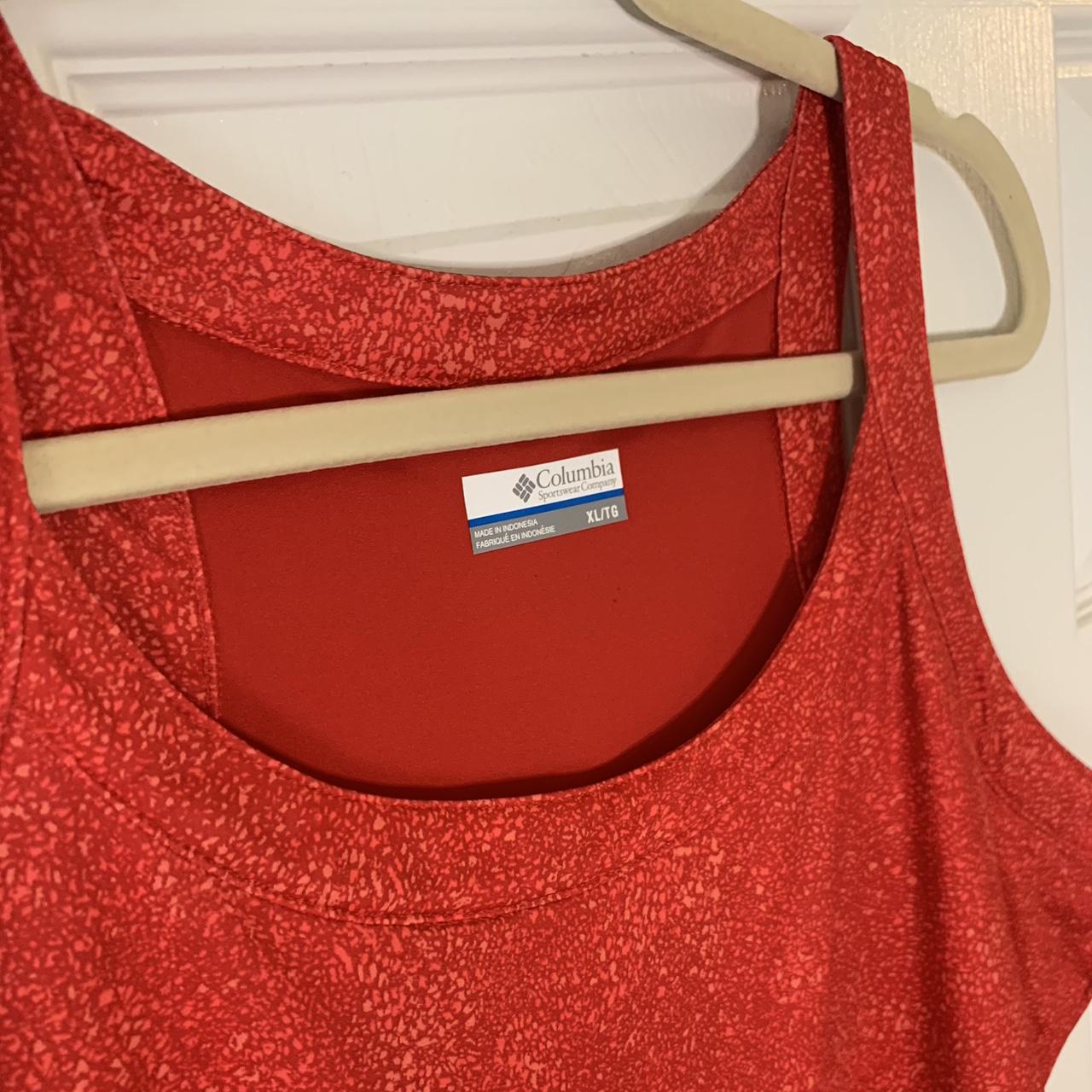 Columbia Dress. Women's XL. Red pattern. Sport - Depop