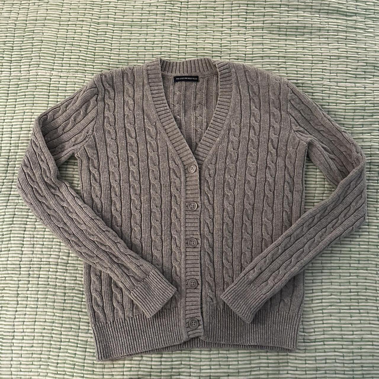 Brandy Melville ⭐️ Kennedy cable knit cardigan in... - Depop