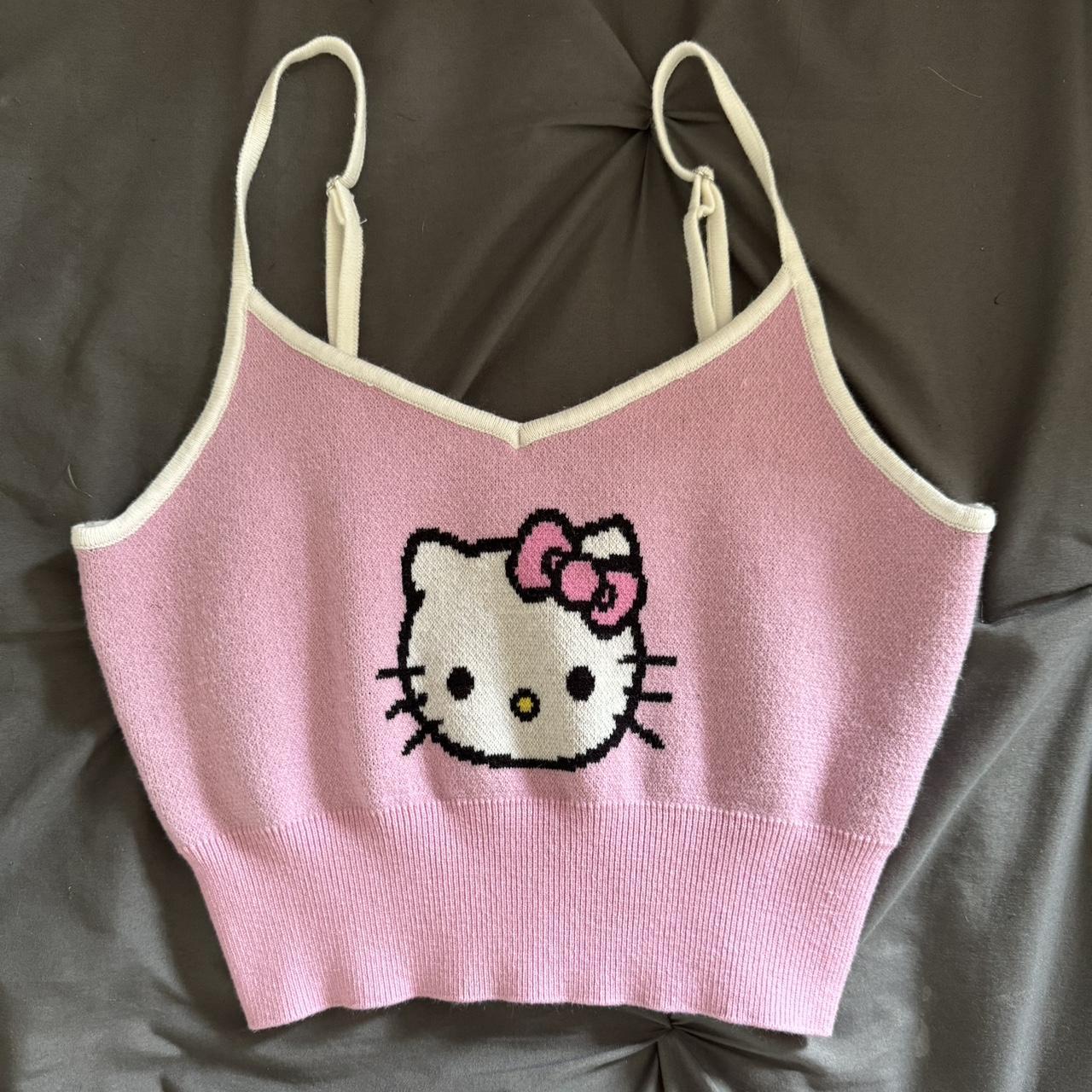 Hello kitty tank #hellokitty #sanrio #pink - Depop