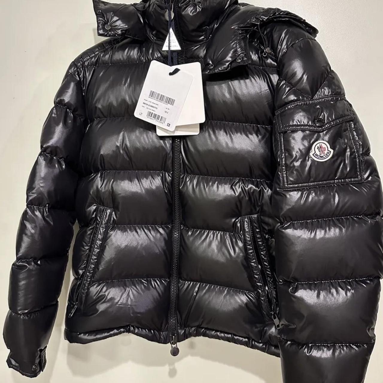 AUTHENTIC Black Moncler Maya Jacket with PROOF OF... - Depop