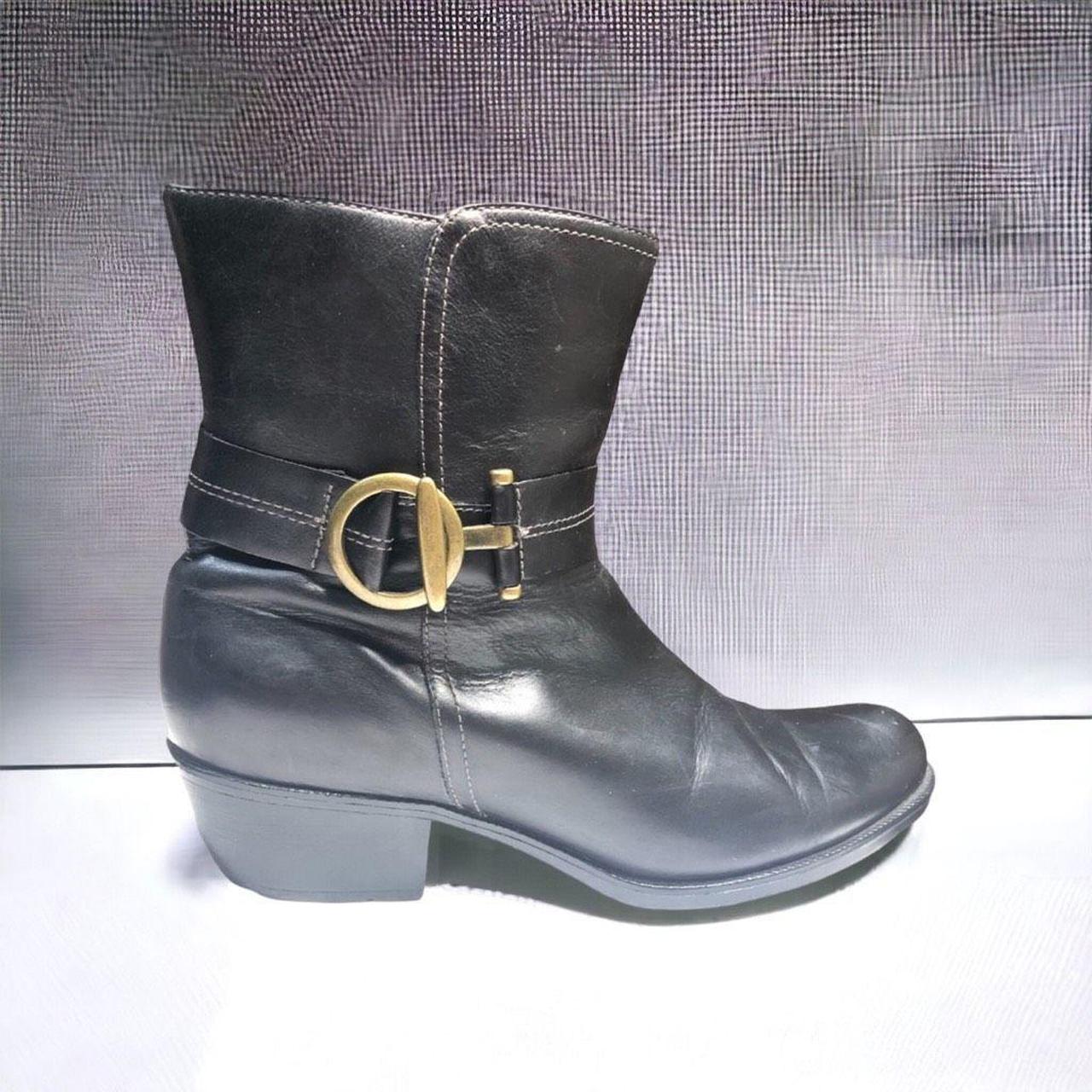 clarks black boots