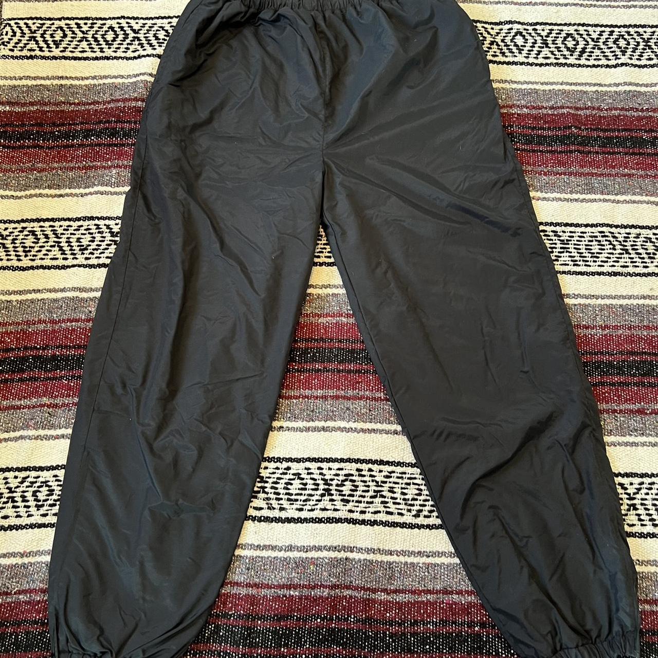 Vintage nylon parachute pants Size: L Great... - Depop