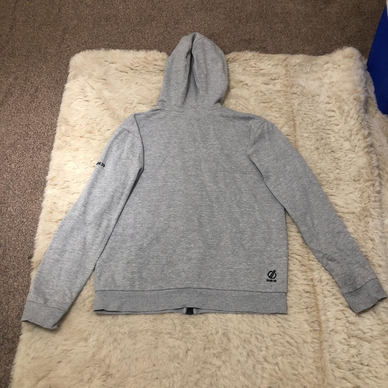 Dare 2b Unisex Grey Zip Up Hoodie Size Medium, true... - Depop