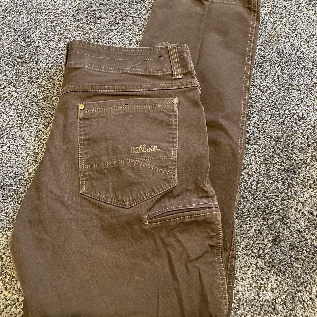 Kuhl men’s chocolate brown Kanvus jeans legendary... Depop