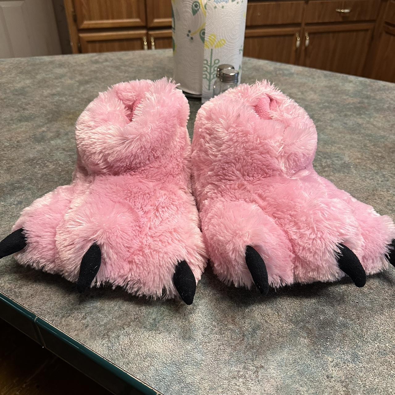 Pink 2025 dino slippers