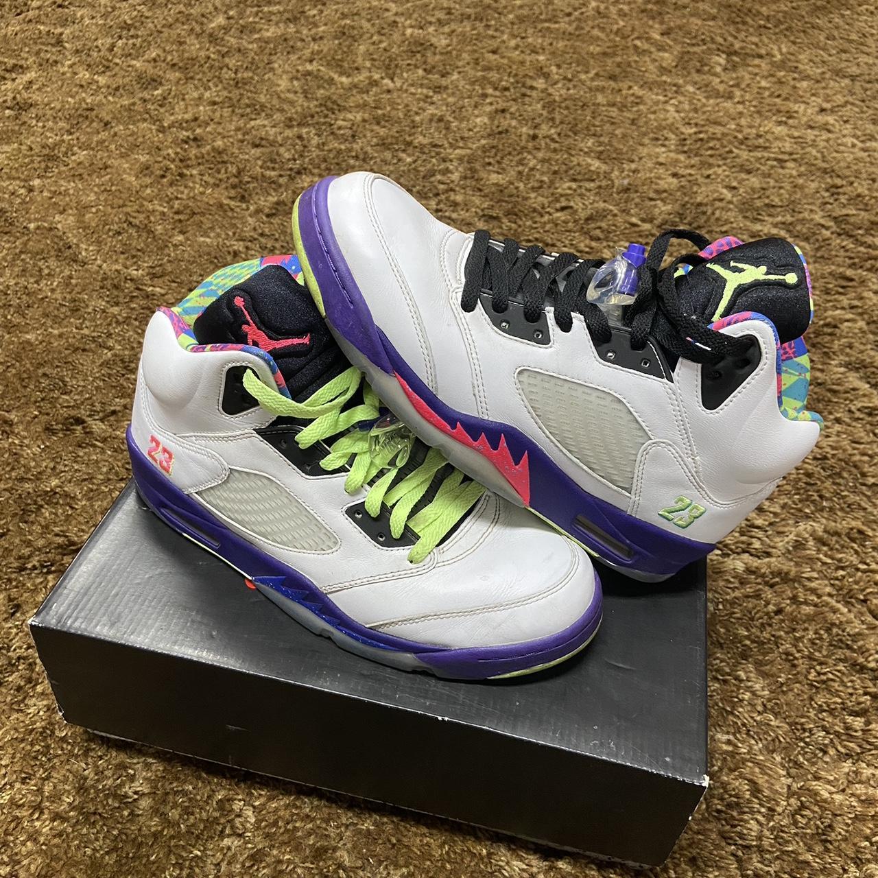 Air Jordan 5 Retroホワイト/パープル/ネオン 【公式通販】