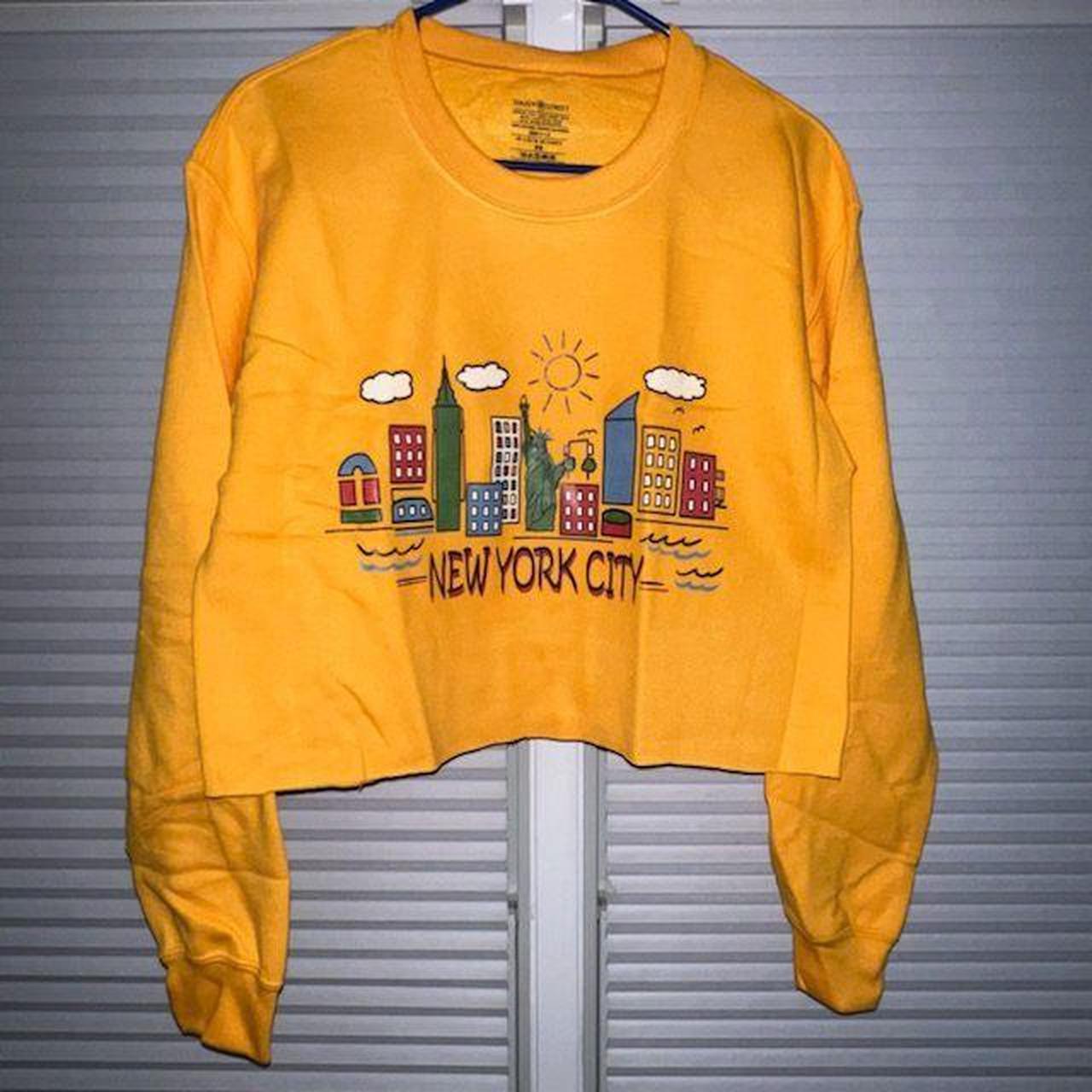 Daisy street yellow sweatshirt new arrivals