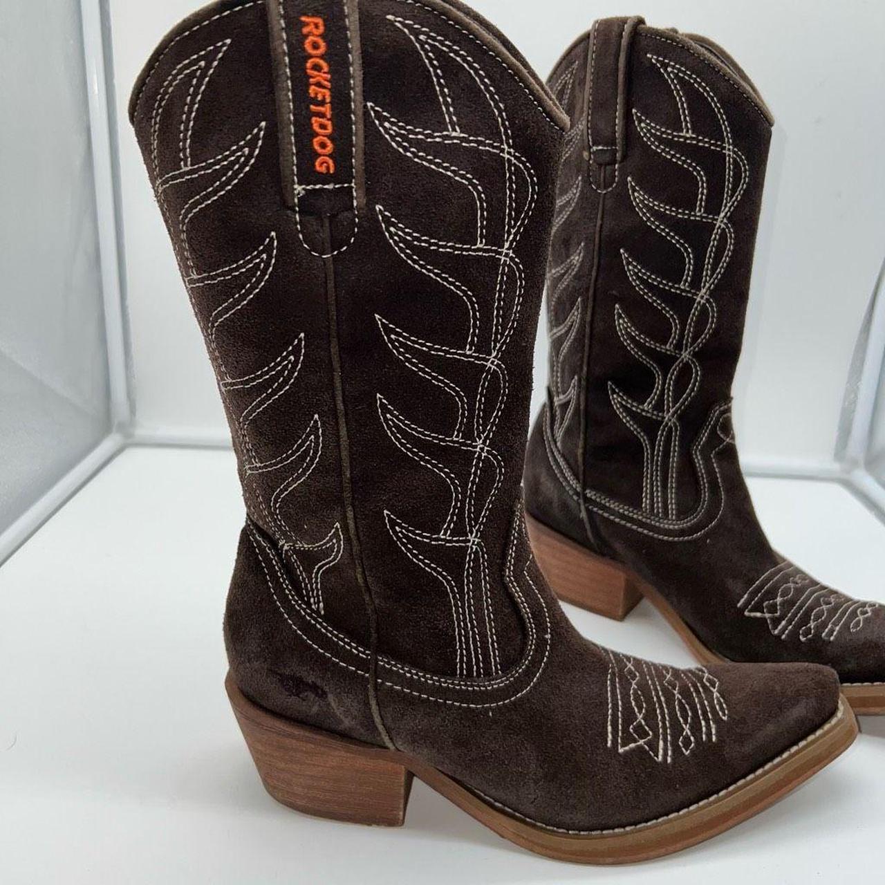 Rocket Dog Women's Brown Boots Depop