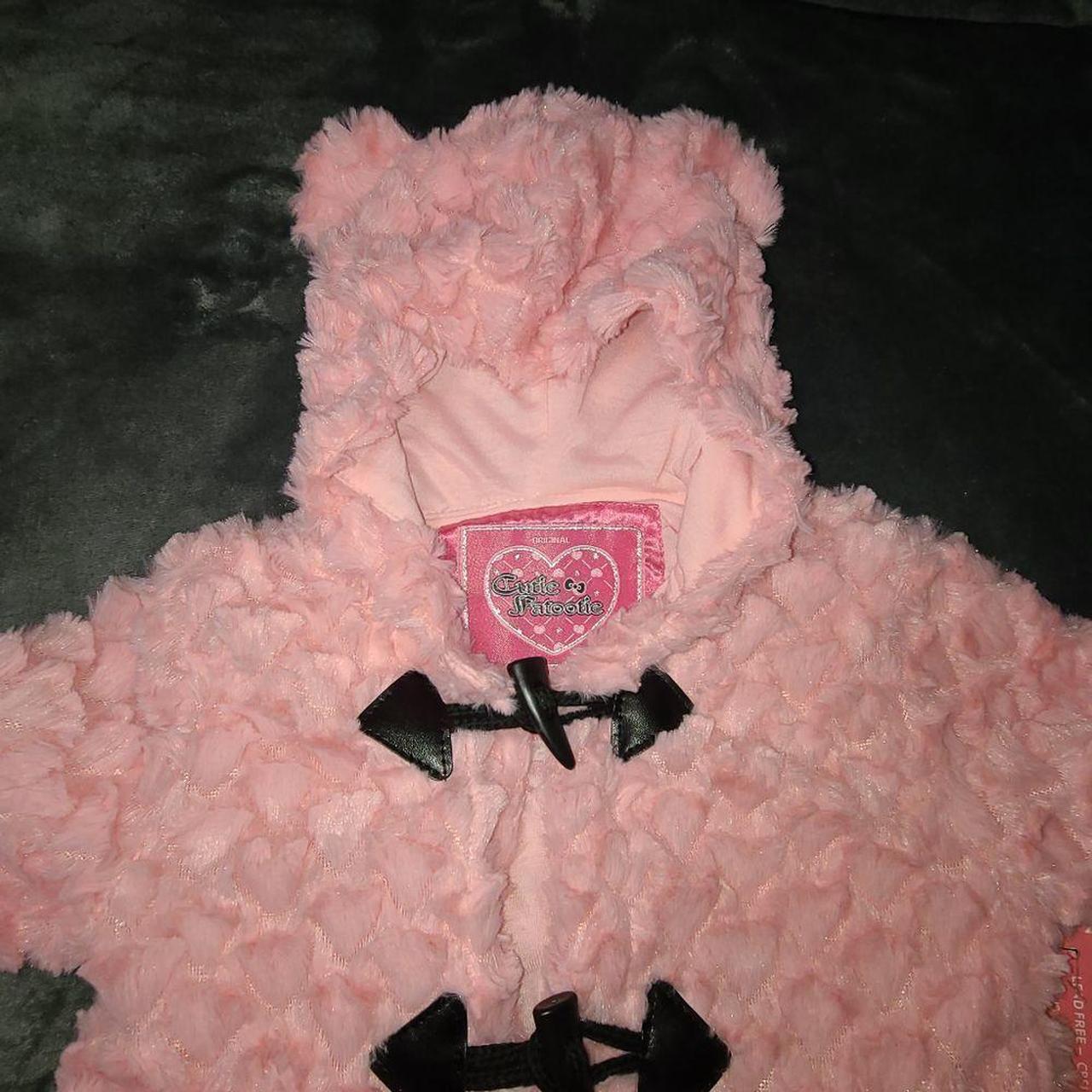 Cutie Patootie Toddler Plush Pink Toggle Coat NWT.... - Depop