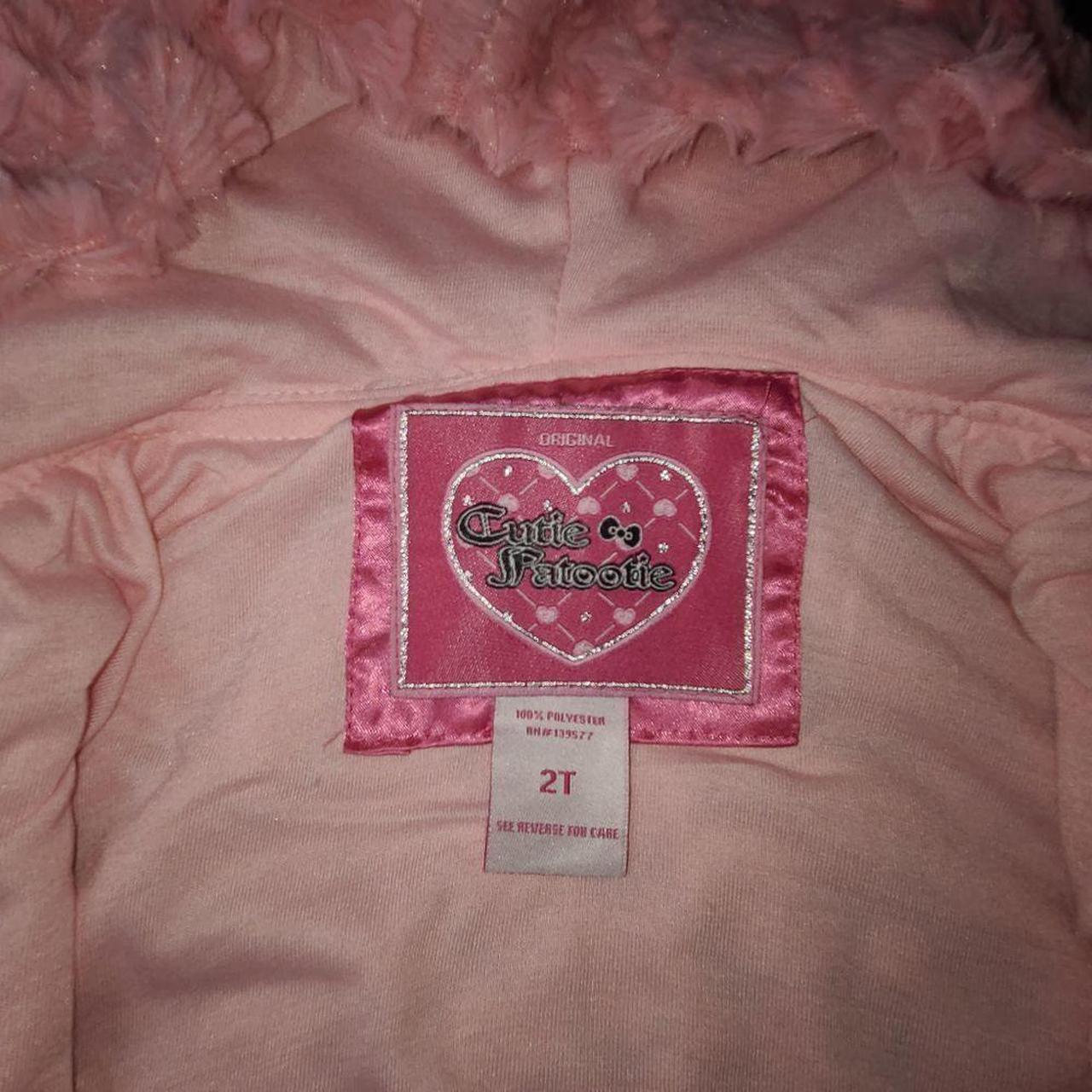 Cutie Patootie Toddler Plush Pink Toggle Coat NWT.... - Depop