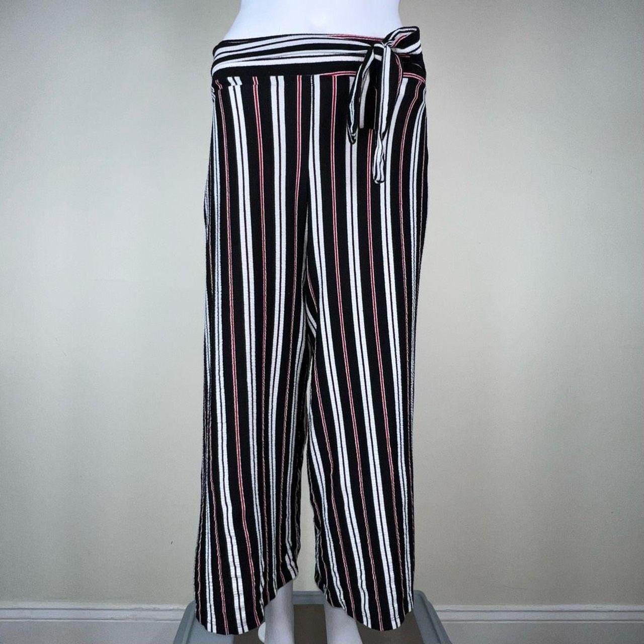 Pull and bear striped hot sale trousers