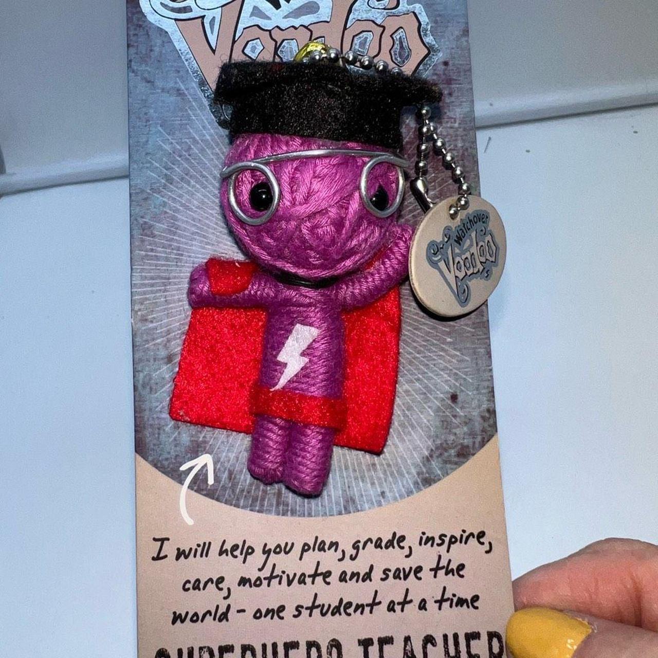 Watch Over Voodoo Superhero Teacher Charm Doll - Depop