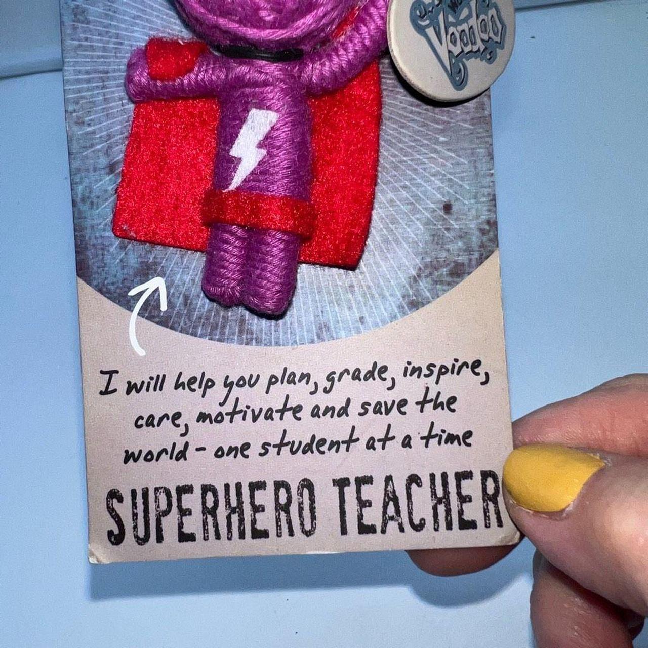 Watch Over Voodoo Superhero Teacher Charm Doll - Depop