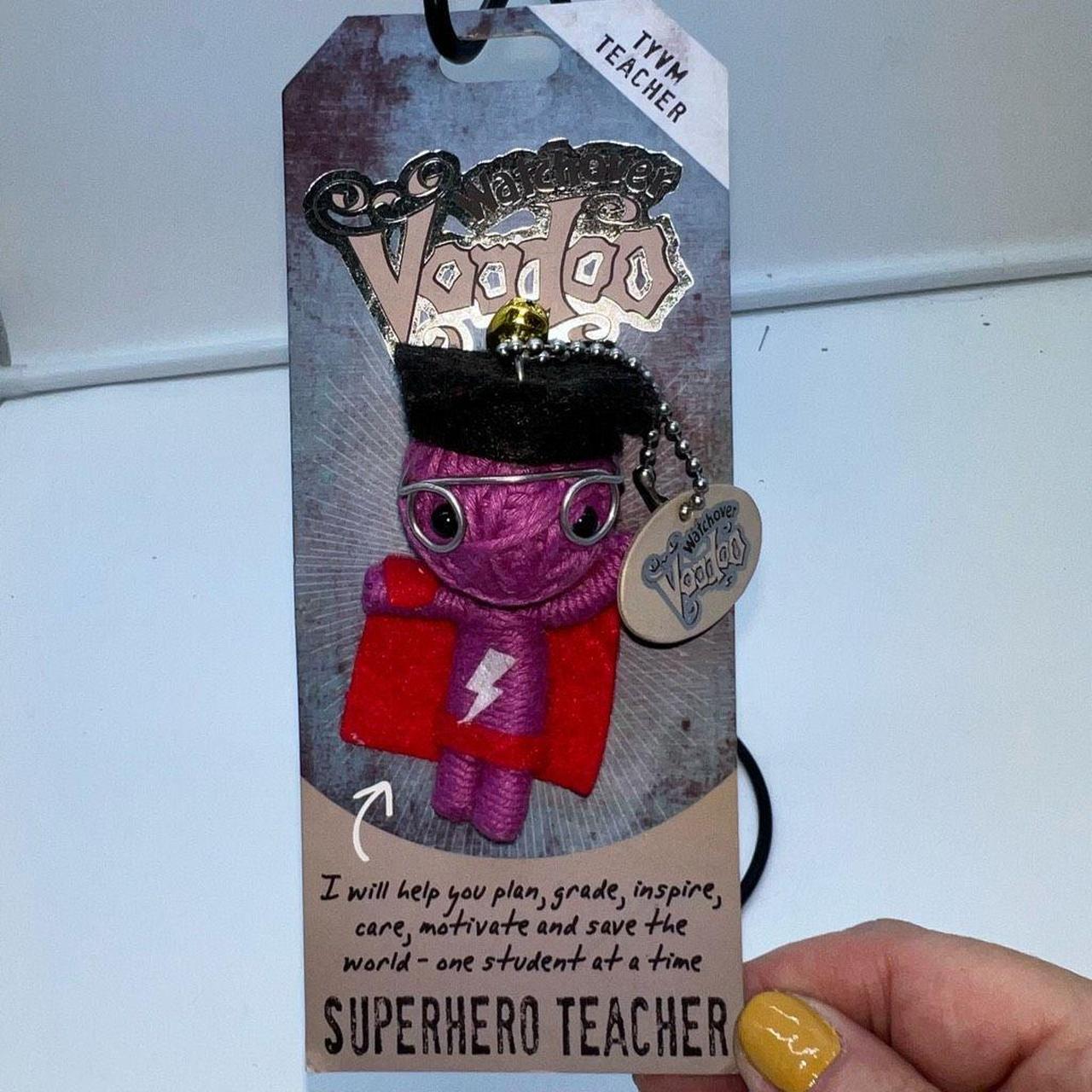 Watch Over Voodoo Superhero Teacher Charm Doll - Depop