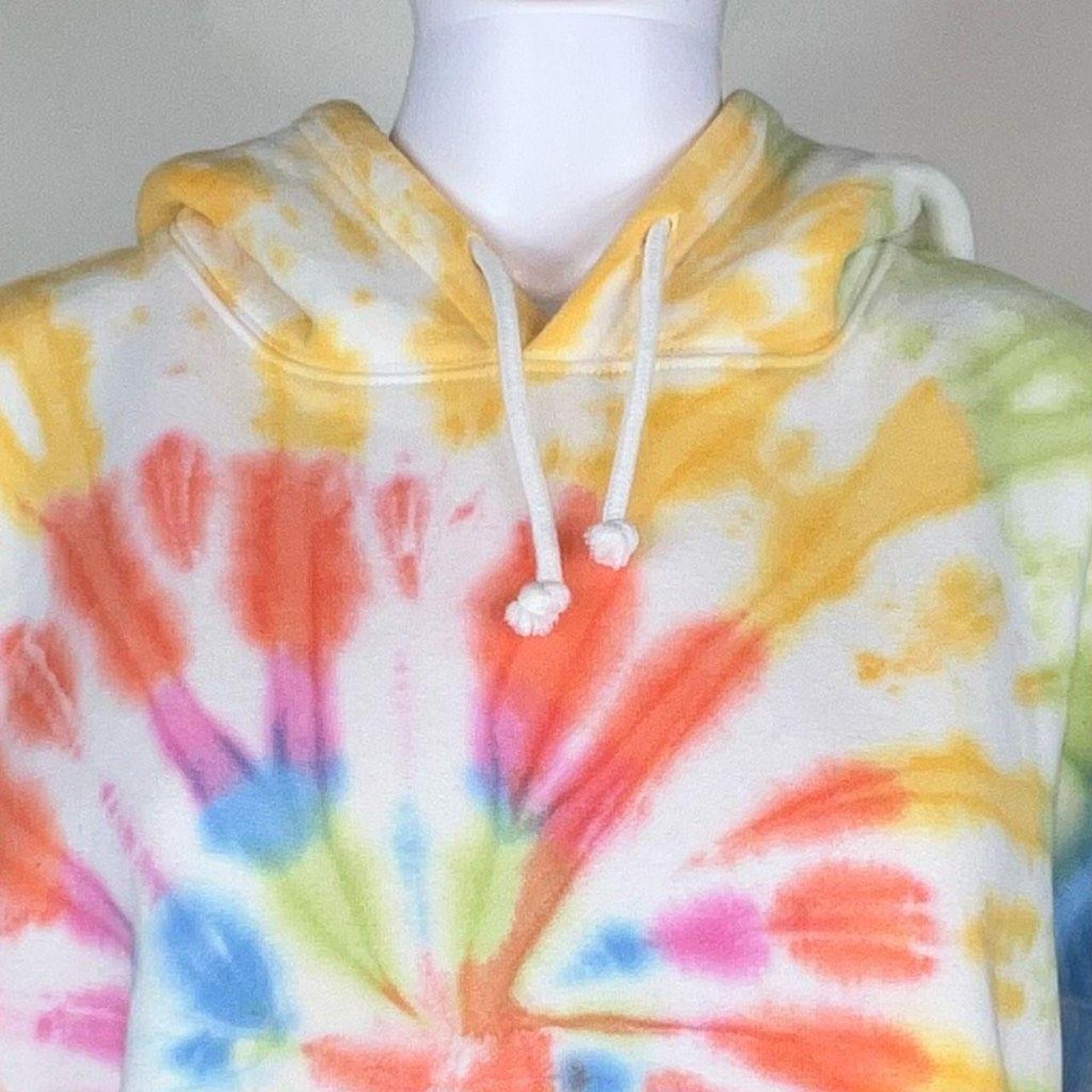 Aritzia TNA Boyfriend Tie Dye Drawstring Hoodie