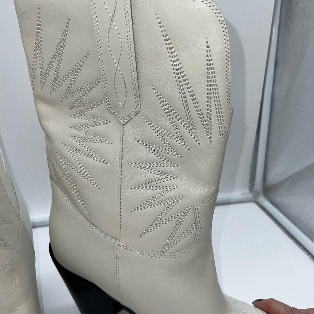 Marc fisher white boots hotsell