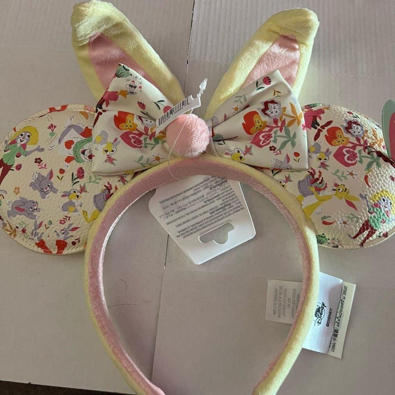 Disney Parks Minnie Reigning Rabbits Ear Headband Depop