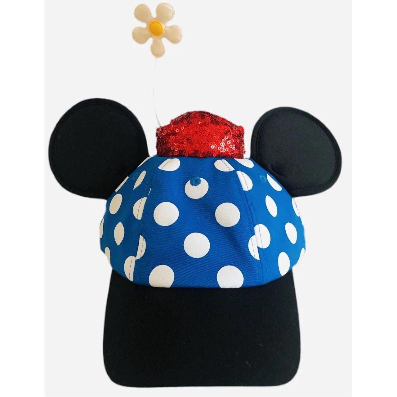 Minnie Mouse Hat w Ears Flower Classic Disney