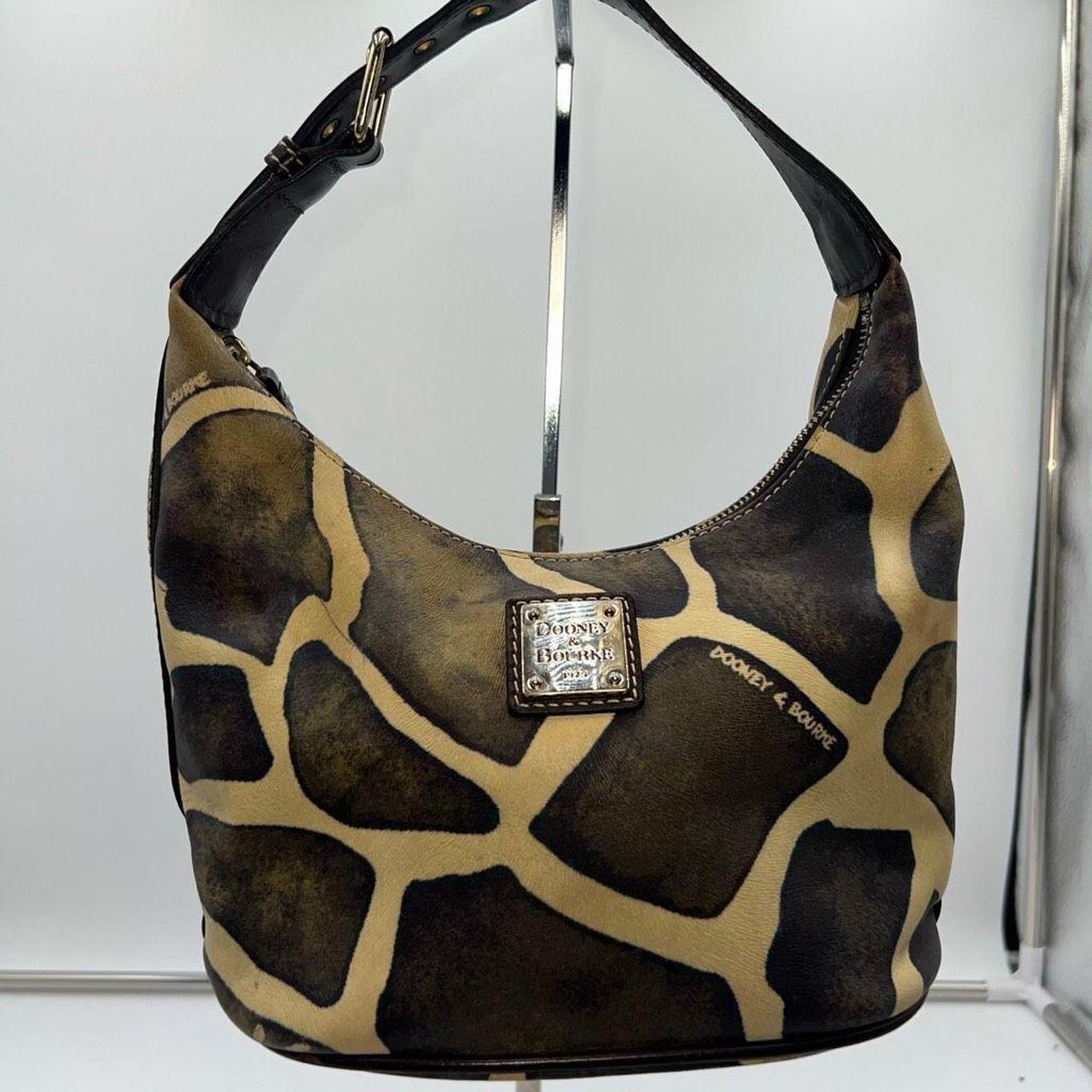 Vintage shops Dooney & Bourke hobo bag giraffe print