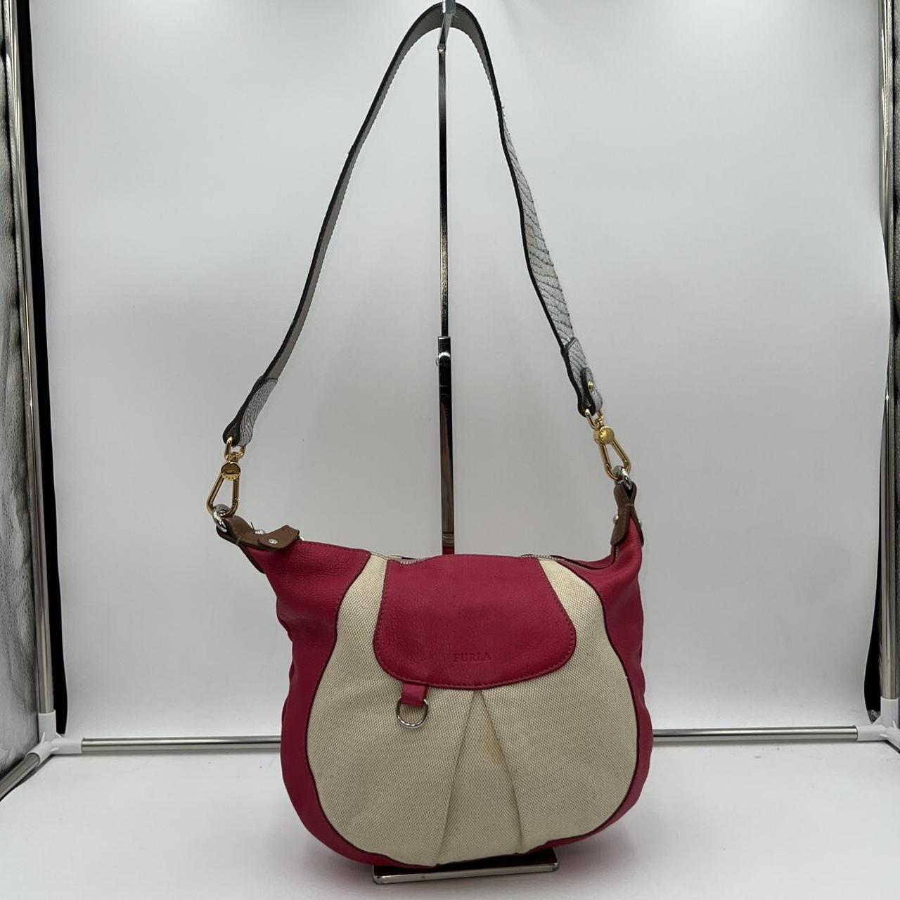 FURLA archive bag shoulder 00s y2k クロコ Furla Vintage Croc-Embossed Shoulder Bag Brown | Depop