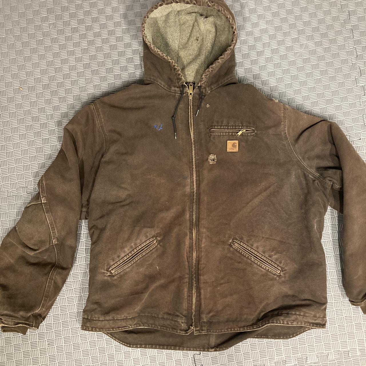 Three Xl Carhart Work Jacket Very Old Was Depop 3262