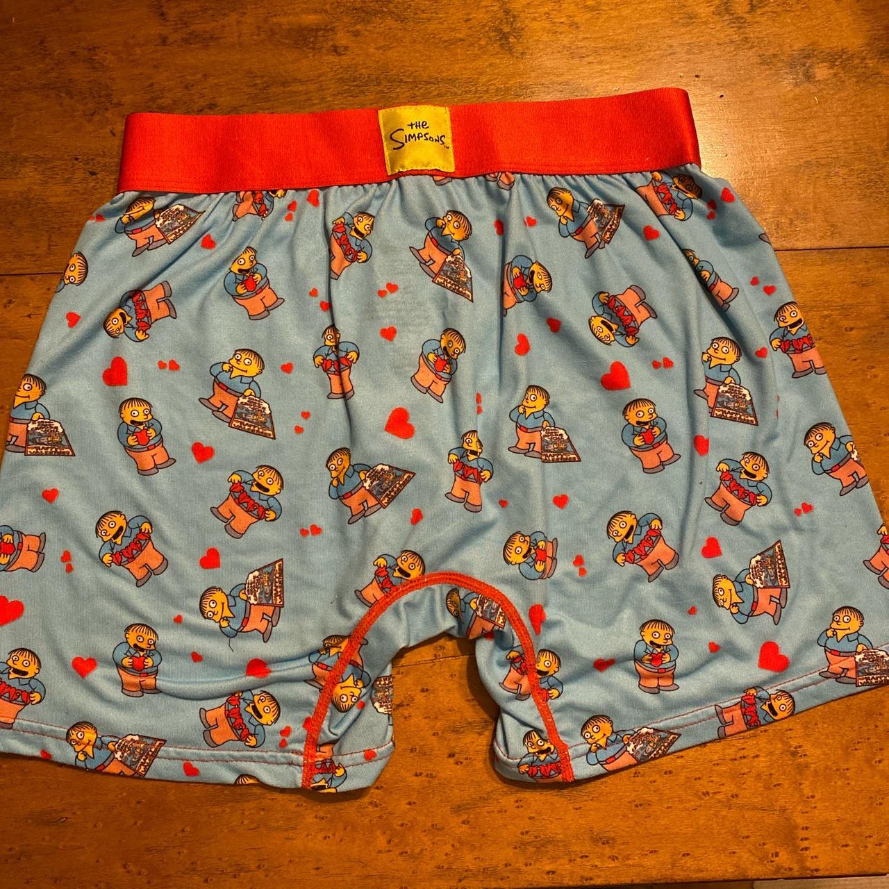 Men's Red and Blue Boxers-and-briefs