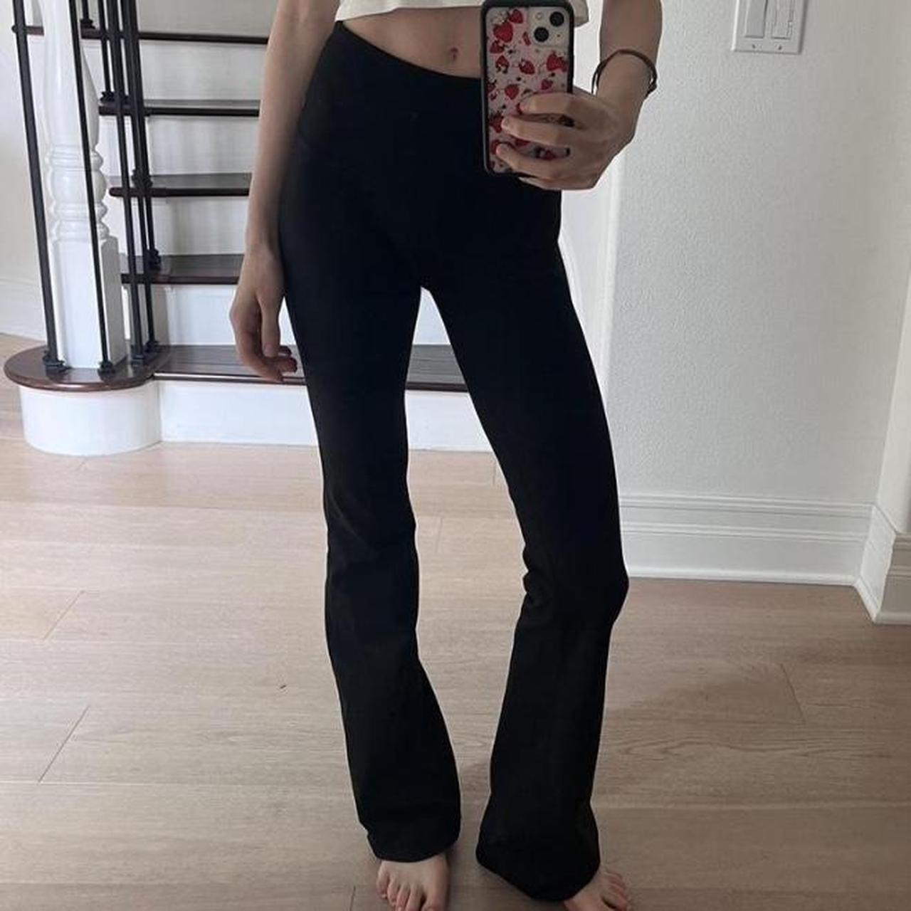 Zella black bootcut flare yoga pants / yoga... Depop