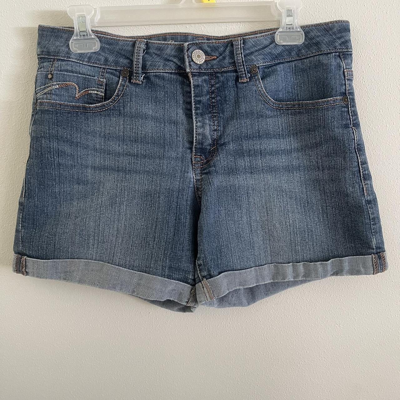 Faded Glory Women's Blue Shorts | Depop