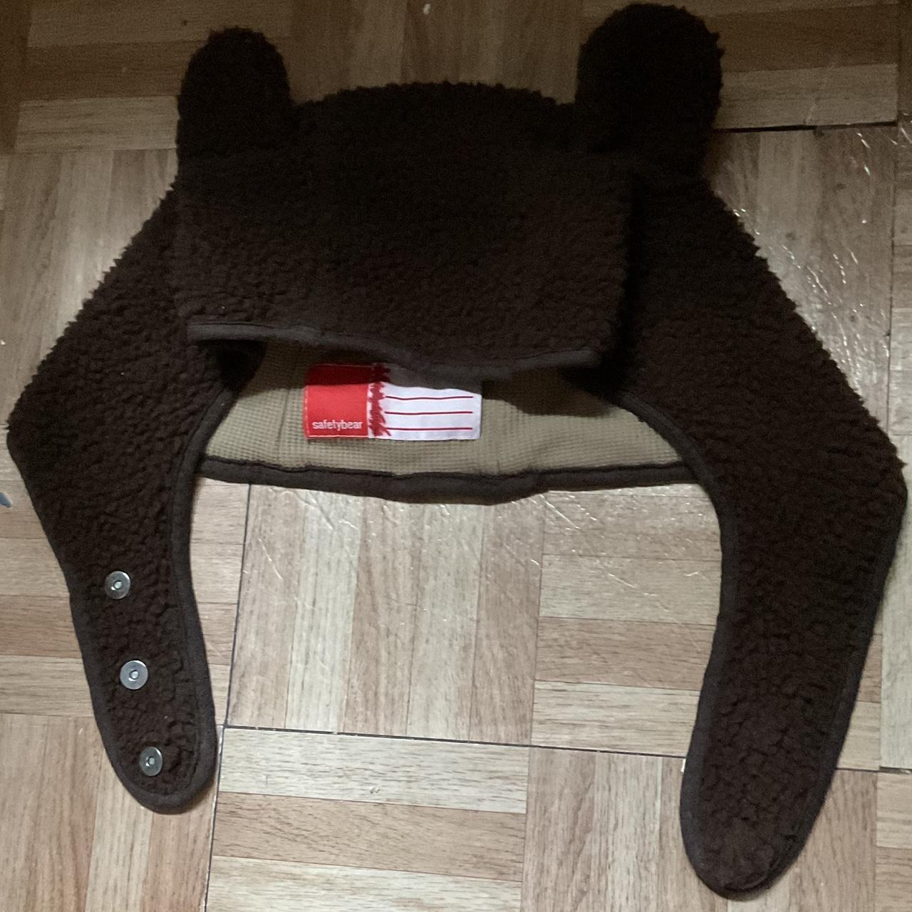SAFETY BEAR HAT Lookalike safety bear hat ,... Depop