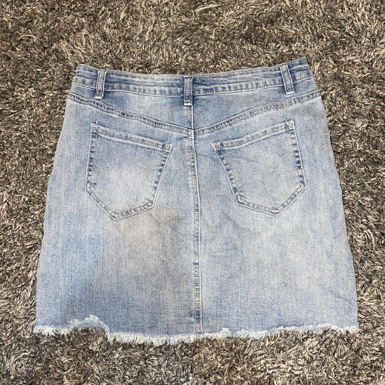 Blue jean outlet skirt rue 21