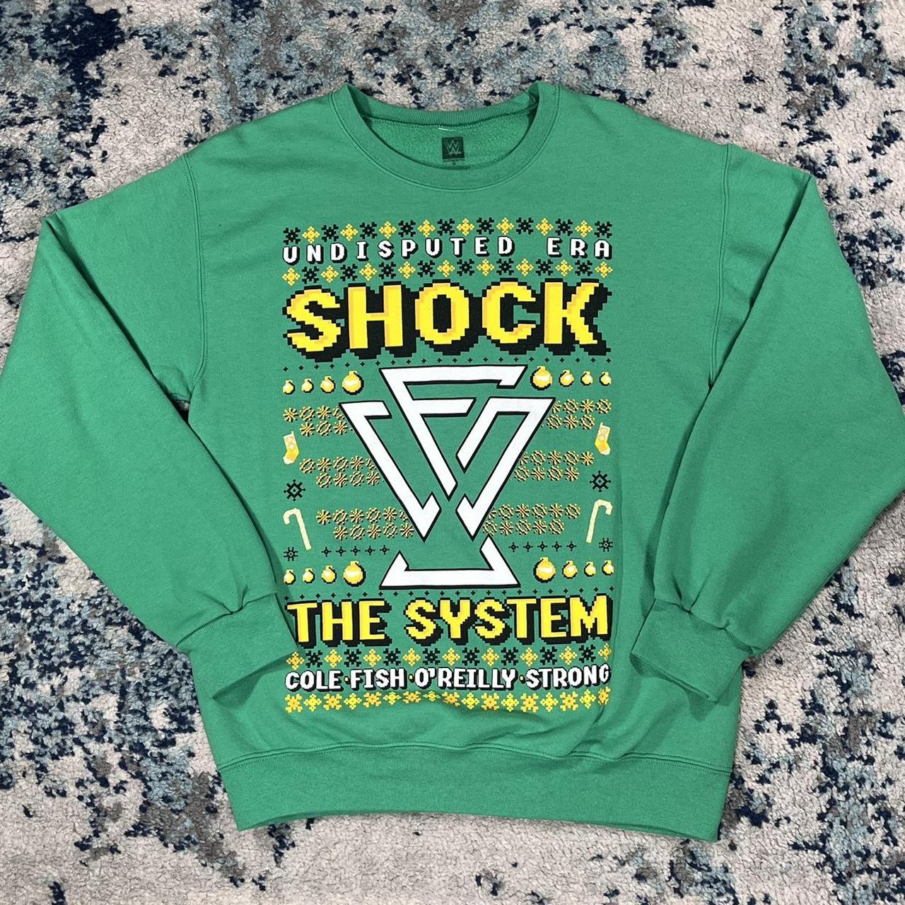 Wwe Sweatshirt Shock The System Undisputed Era Cole Depop