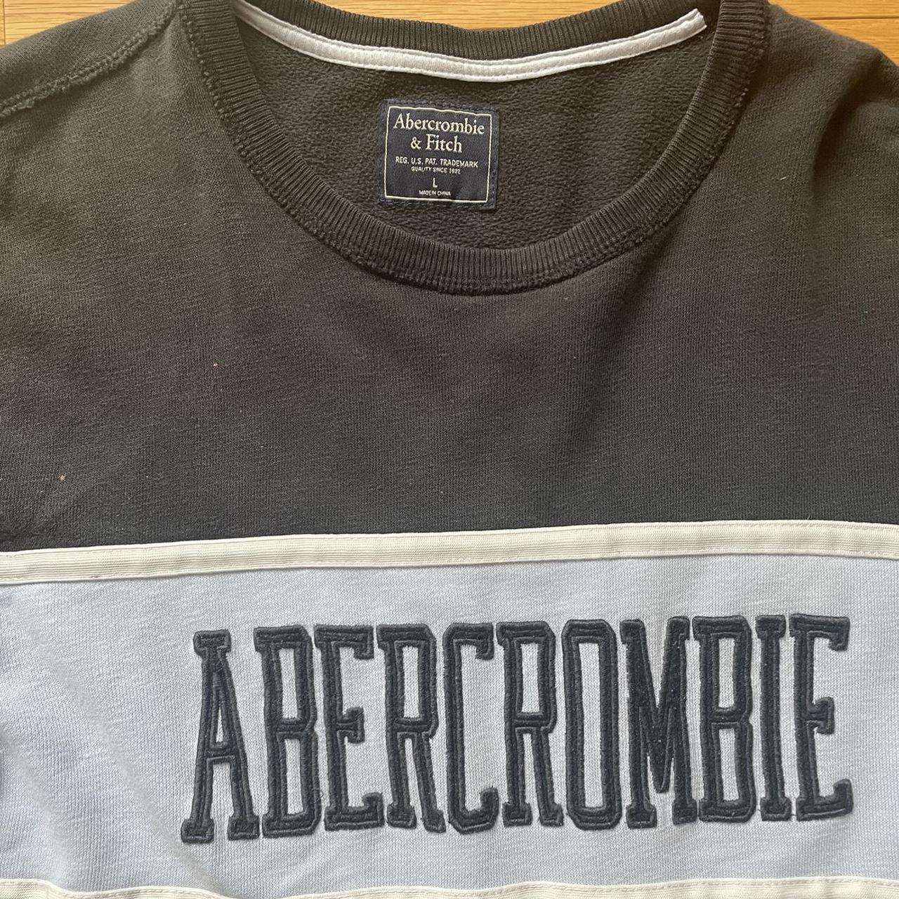 Vintage Abercrombie & Fitch Crewneck/ Sweatshirt -... - Depop