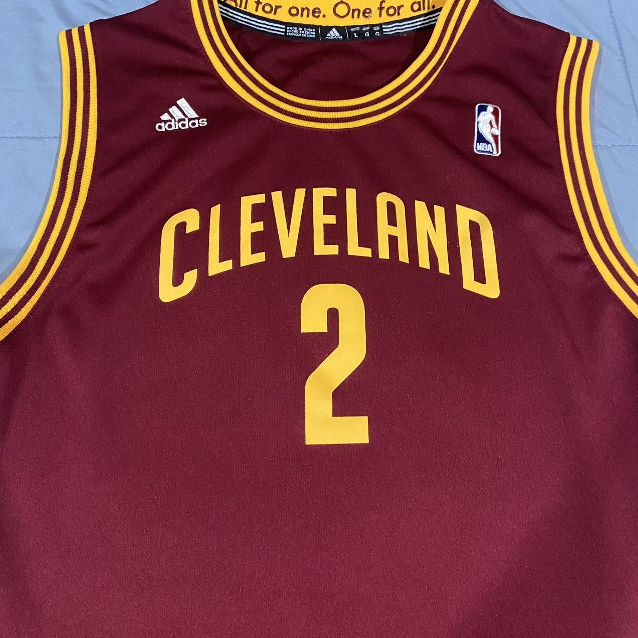 adidas, Shirts & Tops, Nba Cleveland Cavs Kyrie Irving 2 Yellow Jersey