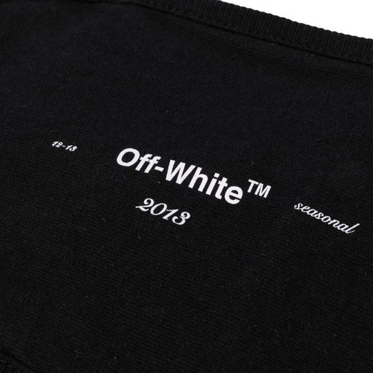 Off-White Logo Stamp Face Mask 100%... - Depop