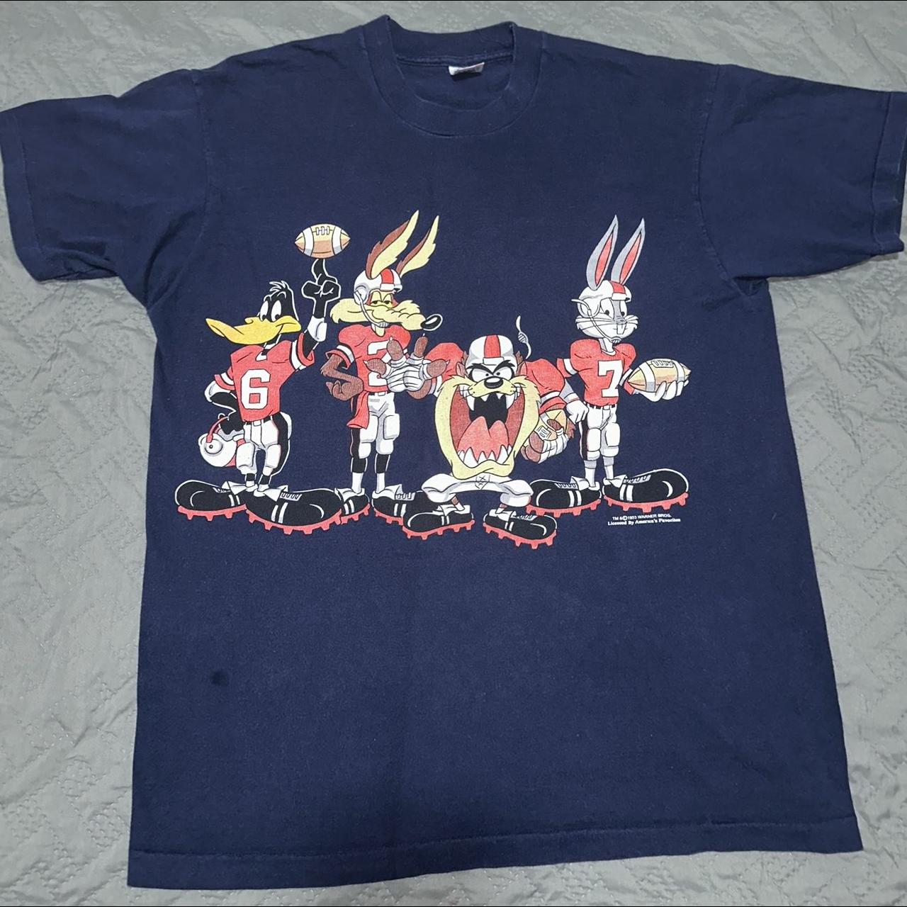 Vintage MLB Boston Red Sox Looney Tunes T-Shirt, - Depop