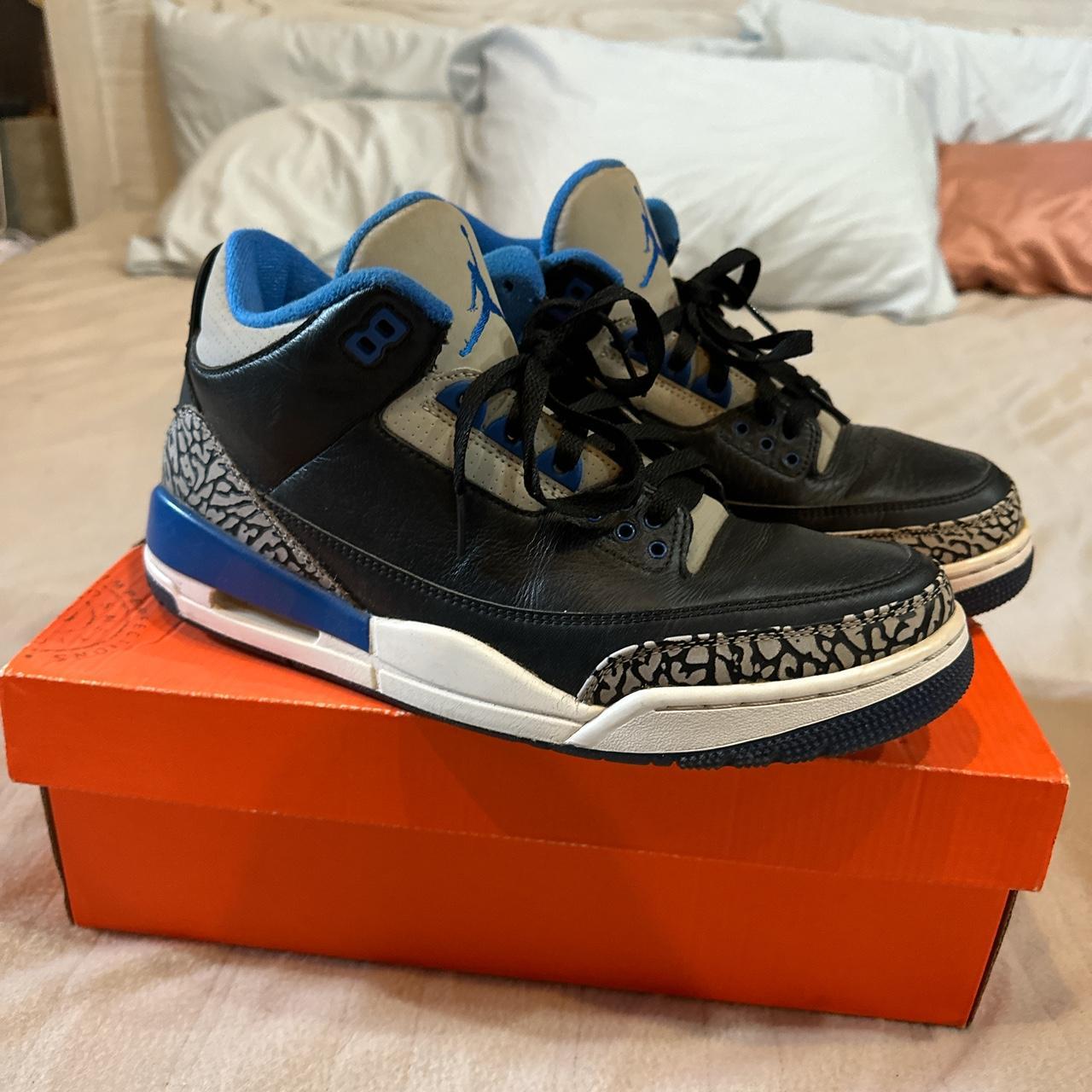 Air jordan retro sport blue!!!!! 8/10 Depop