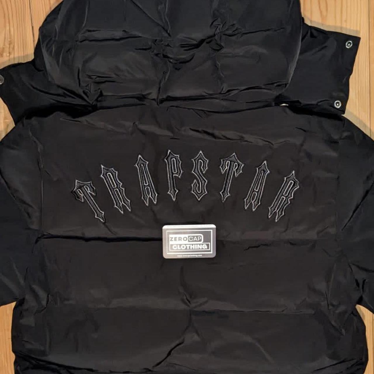 Trapstar Blackout Edition Jacket With Detachable Hoode - Depop