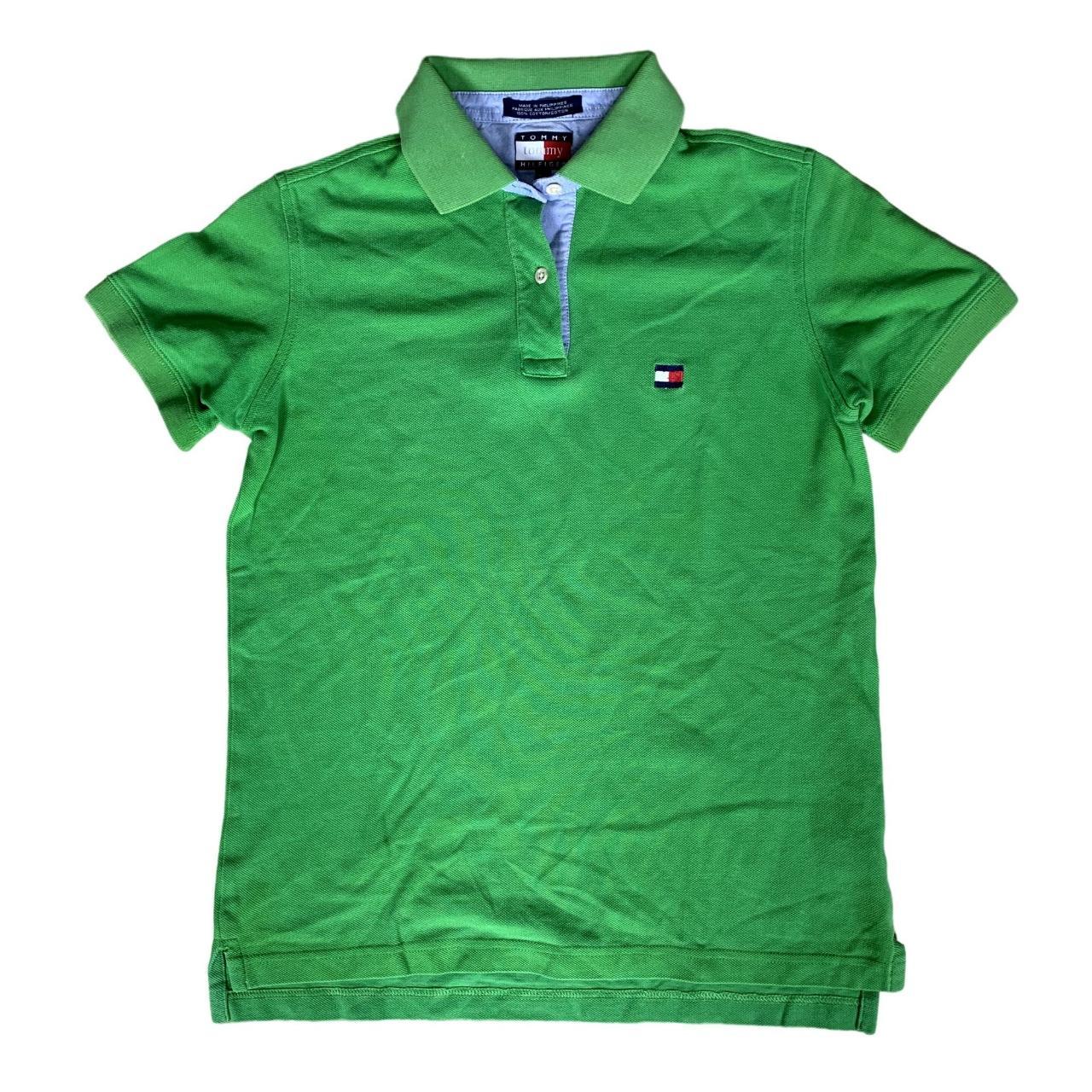 Tommy hilfiger outlet green polo shirt