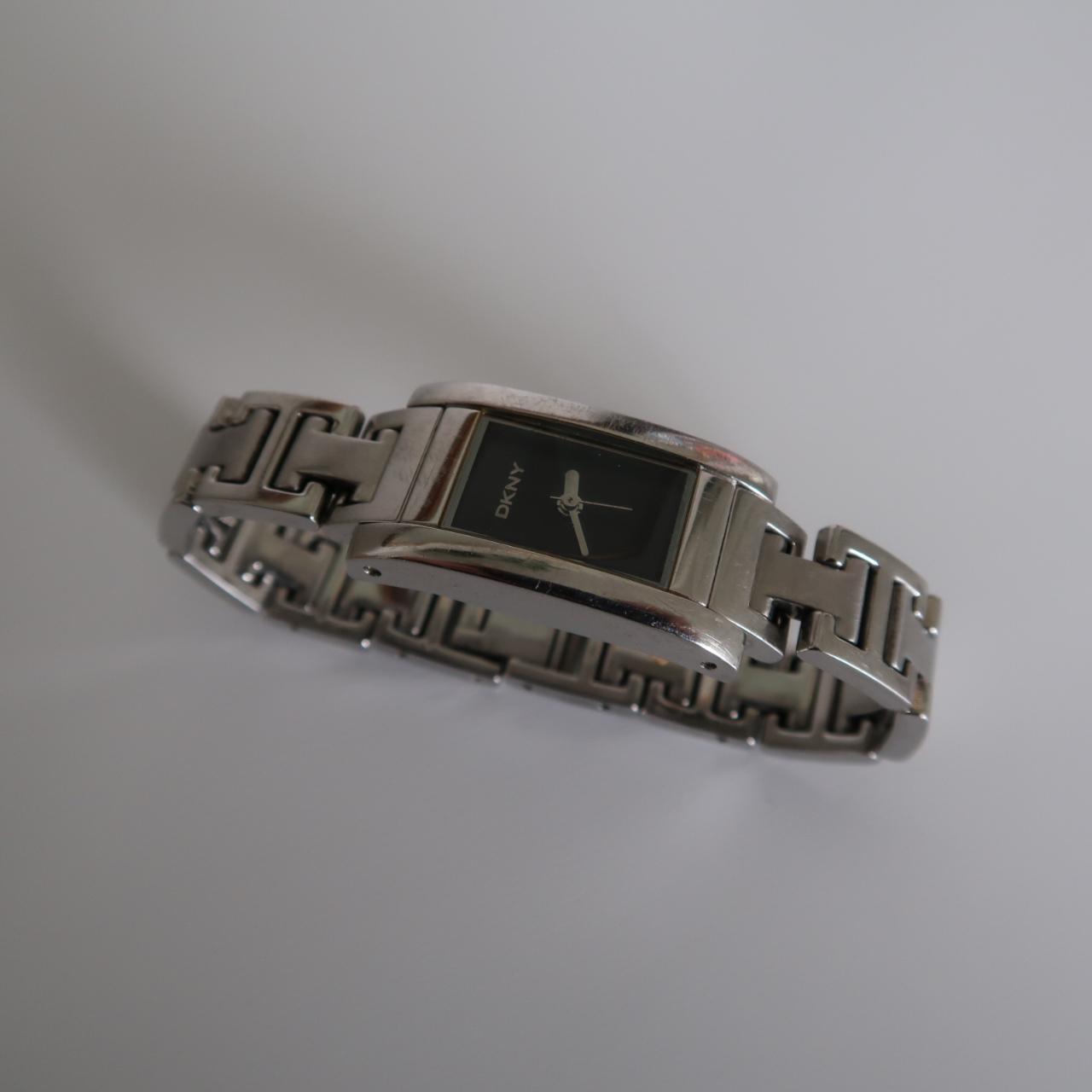 DKNY Women's Silver Watch | Depop