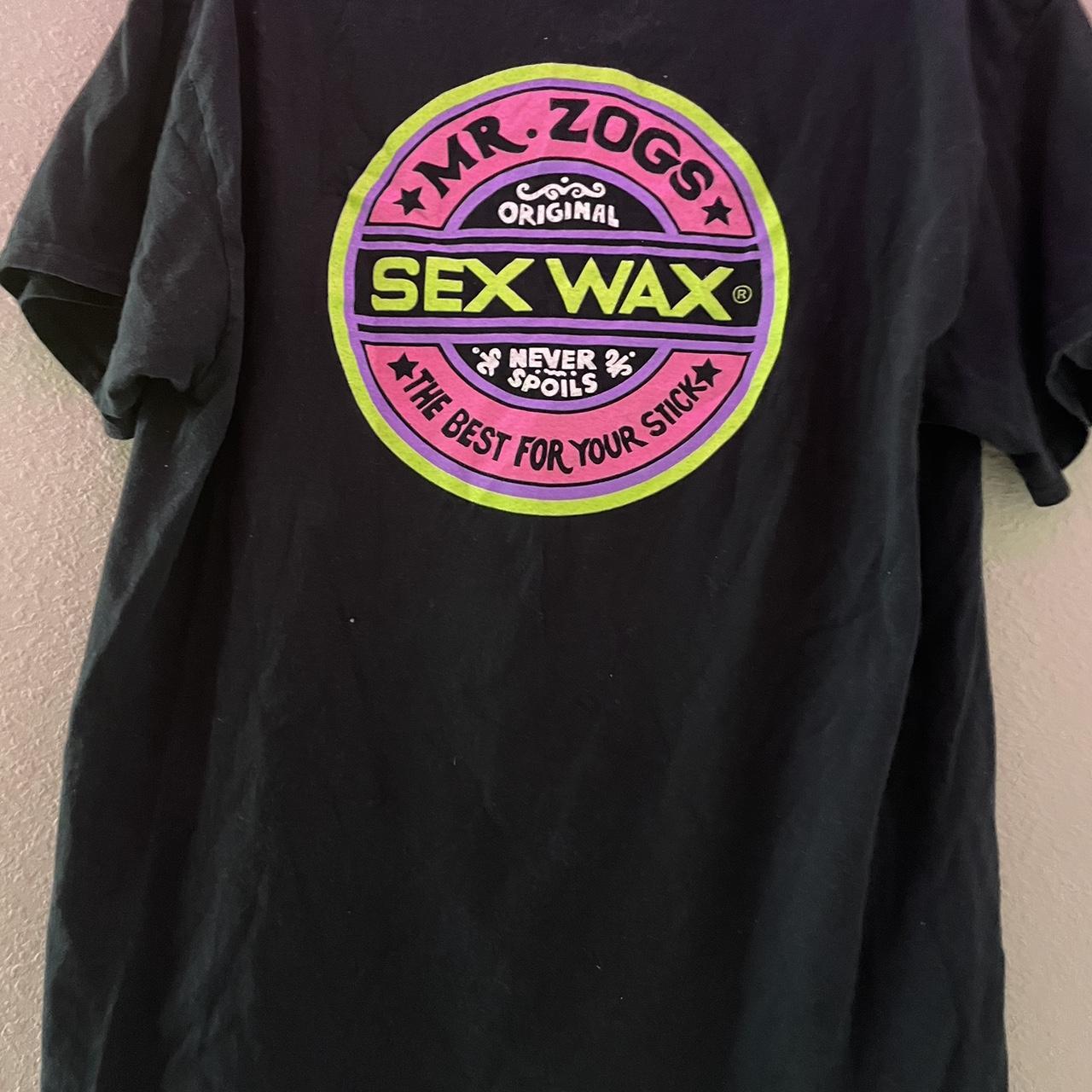 Mr Zogs Sex Wax Tee Surf y2k size L super cute and - Depop